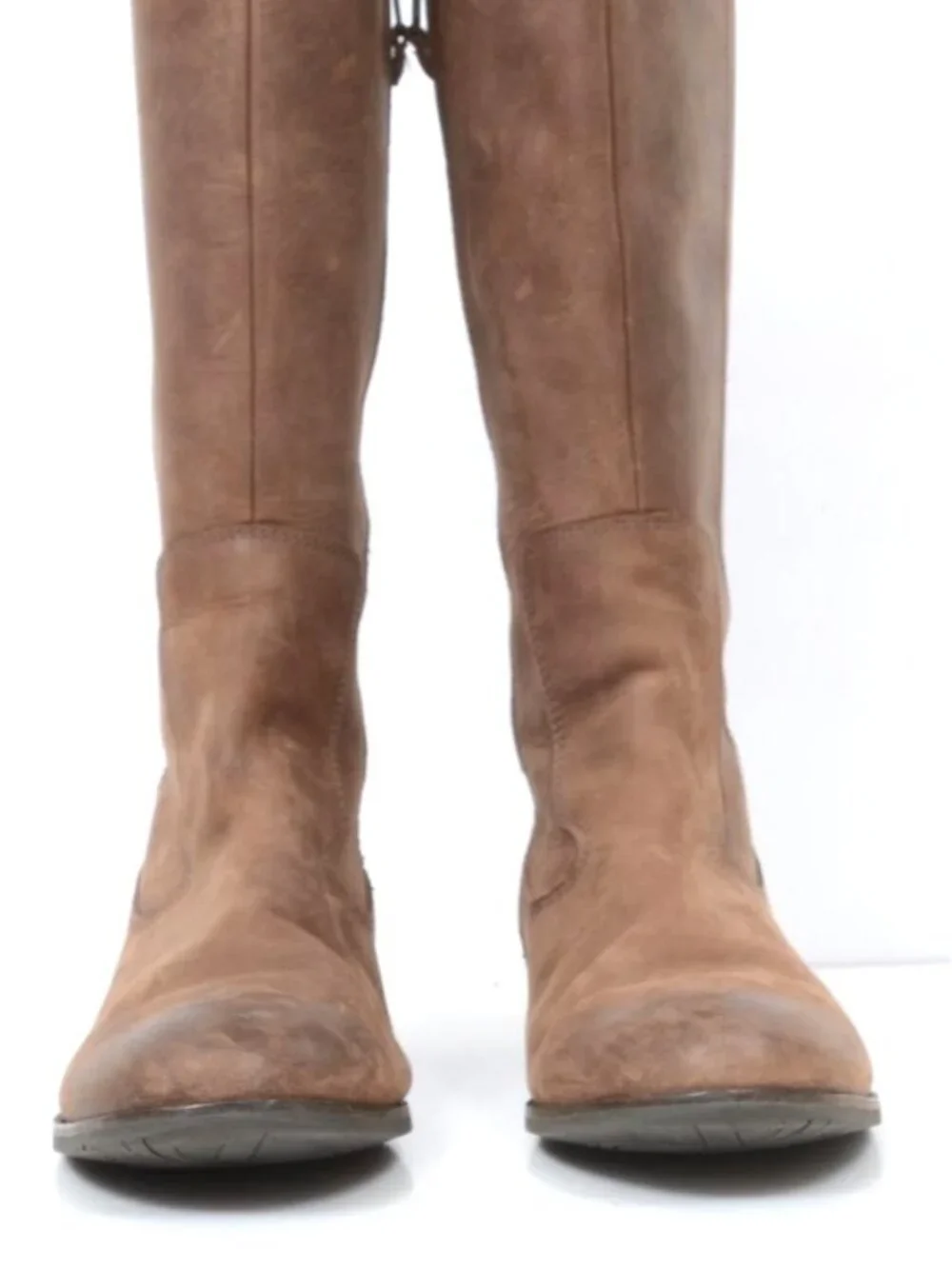 Indigo Rd Women's 10 Brown Leather Riding Over the Knee Boots Festival Western